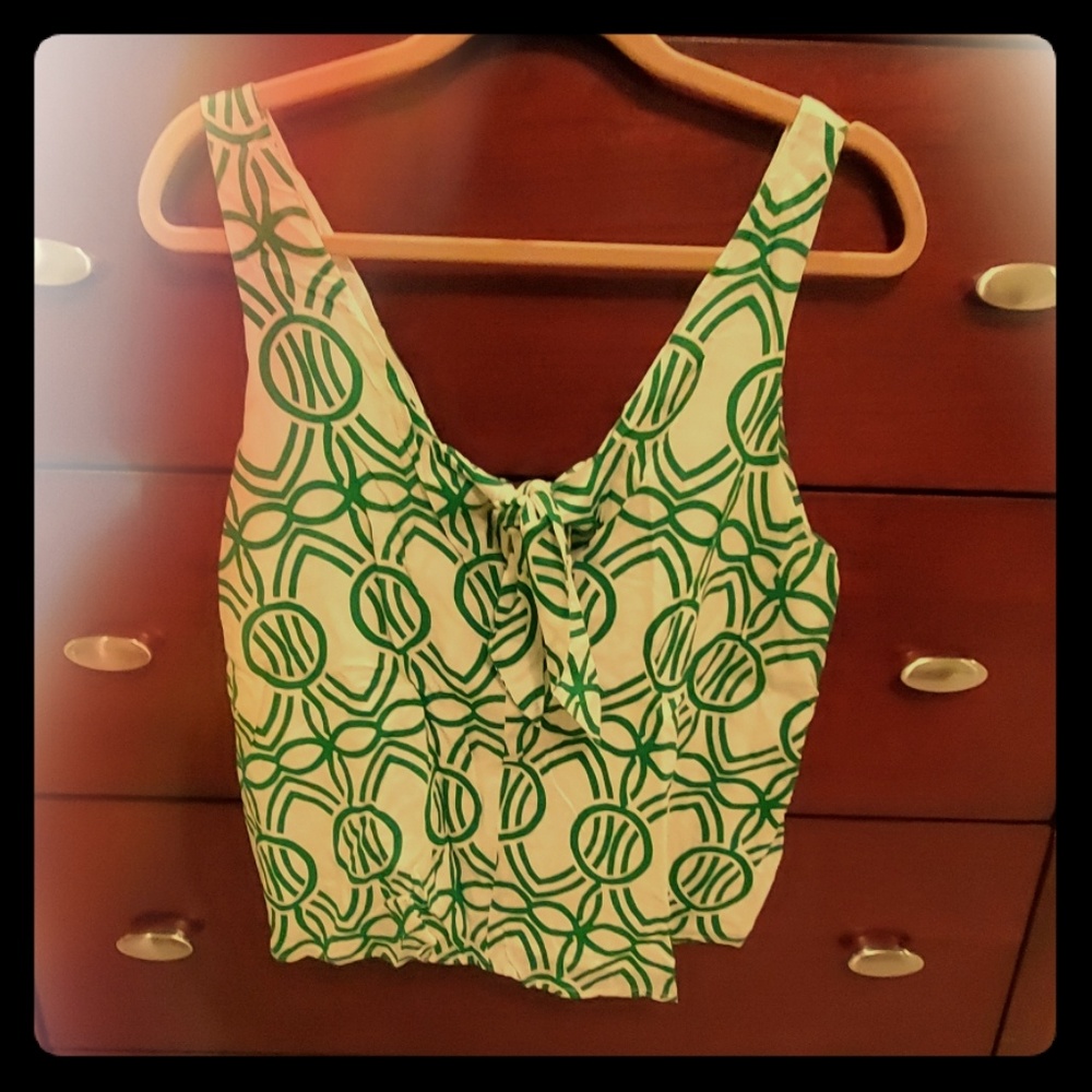 Two-front patterned tank from Maeve